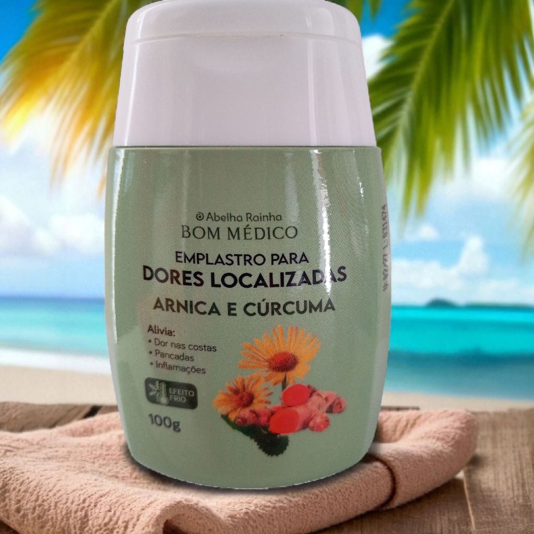 Emplastro Abelha Rainha 100g - Alívio Rápido para Dores Musculares e nas Costas - Efeito Frio Original - Imagem 2