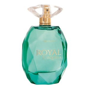 Perfume Feminino Royal Turquesa Spray Odorata 60ml Floral Citríco De Longa Duração